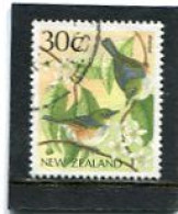 NEW ZEALAND - 1988  30c  SILCEREYE  FINE USED - Used Stamps