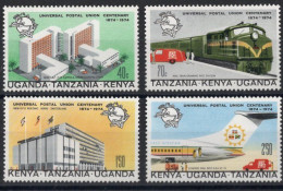 EST-AFRICAIN Timbres-Poste N°277* à 280* Neufs Charnières TB Cote : 3.00€ - Kenya, Ouganda & Tanzanie