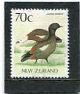 NEW ZEALAND - 1988  70c  SHELDUCK  FINE USED - Usati