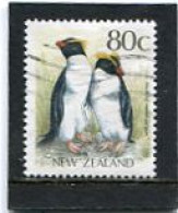 NEW ZEALAND - 1988  80c  PENGUIN  FINE USED - Oblitérés