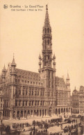 BELGIQUE - Bruxelles - La Grand'Place - Animé - Carte Postale Ancienne - Places, Squares