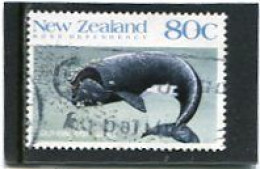 NEW ZEALAND - 1988  80c  WHALES  FINE USED - Used Stamps