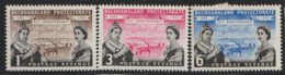 Bechuanaland Protectorate 1960   SG 154-6 Anniversary  Mounted Mint - 1885-1964 Herrschaft Von Bechuanaland