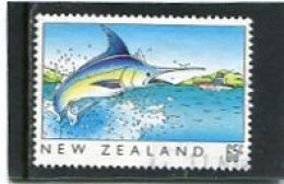 NEW ZEALAND - 1989  65c  FISHING  FINE USED - Gebraucht