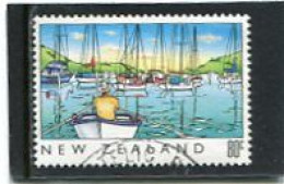 NEW ZEALAND - 1989  80c  ROWING BOAT  FINE USED - Usados