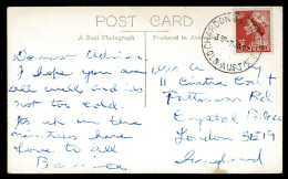 Ref 1632 - 1957 Real Photo Postcard Brisbane Gardens - Good Chardons Corner Postmarkk - Australia - Lettres & Documents