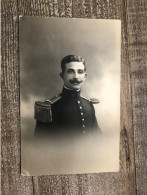 Photo Carte D’un Poilu Du 9eme RI  Lieutenant Édouard Barande 1914-18 - 1914-18