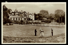 Ref 1632 - 1961 Postcard - Abbott Hall From The Putting Green - Grange Over Sands Lancashire - Golf - Sonstige & Ohne Zuordnung