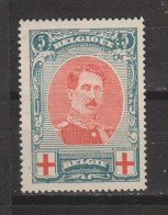 COB 132 ** Neuf Sans Charnière - 1914-1915 Croix-Rouge