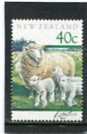 NEW ZEALAND - 1991  40c  SHEEPS  FINE USED - Gebraucht