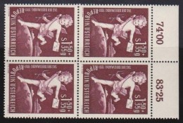 Österreich   .    Y&T    .   812  .  Block  4 Marken    .   **       .    Postfrisch - Unused Stamps