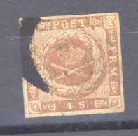 Danemark :  Yv  4  (o) - Used Stamps