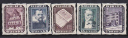Österreich   .    Y&T    .   822/826      .   **       .    Postfrisch - Unused Stamps