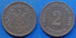 GERMANY - 2 Pfennig 1906 A KM# 16 Empire (1871-1918) - Edelweiss Coins - 2 Pfennig