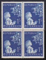 Österreich   .    Y&T    .   842  .  Block 4 Marken        .   **       .    Postfrisch - Unused Stamps