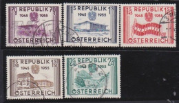 Österreich   .    Y&T    .   845/849       .   O       .    Gestempelt - Oblitérés