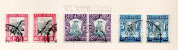 South Africa, Used, 1933, Michel 69, 70, And Pairs 71/72, 73/74 - Used Stamps