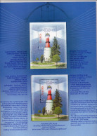 POLAND 2022 POLISH POST OFFICE LIMITED EDITION FOLDER: 200 YEARS OF ROZEWIE LIGHTHOUSE PERF MS & RARE POLYCARBONATE MS - Cartas & Documentos