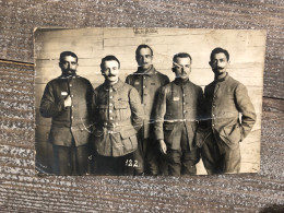 Photo Carte Poilus Prisonniers 111eme Régiment D’infanterie 14-18 - 1914-18