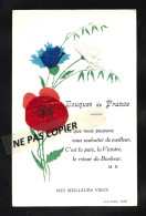 Cp  "bouquet De France"  Voeux - 1914-18