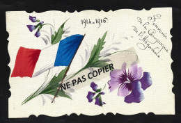 Cp   Drapeau  / Fleurs   Souvenir De La Campagne  De L'Argonne  1914 - 1916 - 1914-18