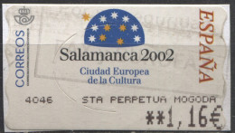 Espagne 2002 - Timbre De Distributeur YT 76 (1/3) (o) Sur Fragment - Officials