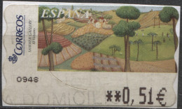 Espagne 2003 - Timbre De Distributeur YT 82 (1/3) (o) Sur Fragment - Dienstmarken