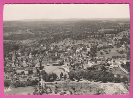 D46 - GRAMAT - VUE GÉNÉRALE (AÉRIENNE) - CPM Dentelée Grand Format En Noir Et Blanc  - Gramat