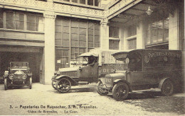 Papeteries De Ruysscher S.a. Bruxels La Cour  Oldtimer  Rue De La Grande Ile - Sonstige & Ohne Zuordnung