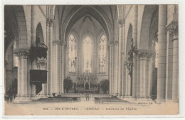 9 DEPT 79 : édit. Libr. Poupin N° 1801 : Cerisay Intérieur De L'église " Cerizay " - Cerizay