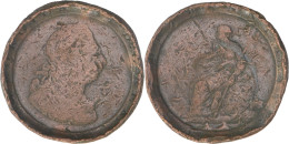 Grande-Bretagne - George III - Penny Martelé Sur Le Bord - 13-202 - D. 1 Penny