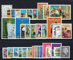 1975 TURKEY YEAR COMPLETE SET ALL MNH ** - Komplette Jahrgänge