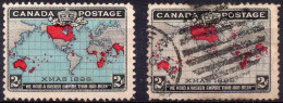 CANADA :1898: Y.73* & 73° : 2 Cents : Postfris Met Spoor Van Plakker /  Neuf Avec Trace De Charnière / Mint With ... - Unused Stamps
