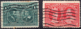 CANADA :1908: Y.86,87° : Gestempeld / Oblitéré / Cancelled. - Used Stamps