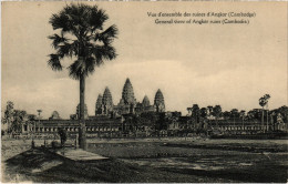 CPA AK Vue D'ensemble Des Ruines D'Angkor Cambodge Indochina (1346262) - Cambodge