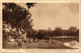 CPA AK Ruines D'Angkor Srah Srang, Lac Cambodge Indochina (1346275) - Cambodge