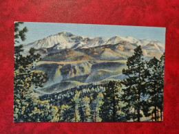 CARTE COLORADO PIKES PEAK TOWERING OVERTHE SERRIED HILLS - Other & Unclassified