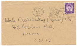 Great Britain, 1960, World Refugee Year, WRY, Slogan Cancel Cover - Réfugiés