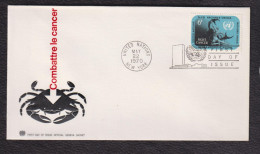 FDC 1970 COMBATTRE LE CANCER - Gebruikt