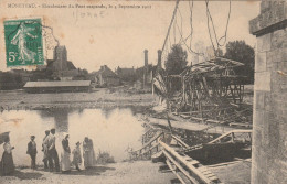 Moneteau - Eboulement Du Pont Suspendu Le 4 Septembre 1911 - Moneteau