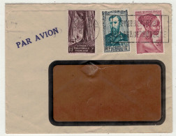 France // Ex-colonies & Protectorat // A.E.F. // Lettre Par Avion Au Départ De Pointe-Noire 23.01.1954 - Briefe U. Dokumente