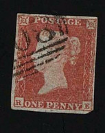 1841 Queen Victoria Michel GB 3 Stamp Number GB 3 Yvert Et Tellier GB 3 Stanley Gibbons GB 8 Used - Gebruikt