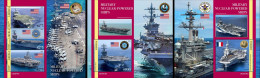 Liberia 2023, Military Nuclear Powered Ships, 3val In BF+2BF - Atome