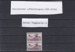 ÄGYPTEN - EGYPT - EGYPTIAN - INT.LUFTFAHRTKONGRESS - AVIATION 1933 GRAF DORNIER FLUGBOOT - M.N.H - Poste Aérienne