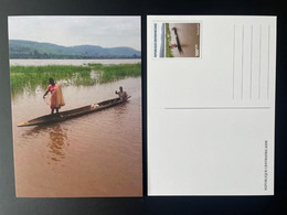 Centrafrique Central Africa 2019 Mi. ? Stationery Entier Ganzsache Pêche Fishing Fischerei Fischfang - Centrafricaine (République)