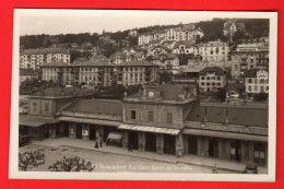 ZWR-32 Neuchâtel RARE La Gare Et Le Haut De La Ville.  Phototypie 83   NC  - Neuchâtel