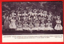 ZWR-33  Théâtre Les Saisons Allégorie Enfantine à Boudry Sept. 1908,Groupe De L'Eté. NC - Boudry