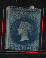 SOUTH AUSTRALIA Scott # 47 Used - Queen Victoria - Trimmed Perfs - Oblitérés