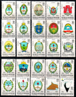 Argentina 1966 * (very Light Hinge) YT 737-61 GJ 1360-84 Sesquicentennial Of Independence. Coats Of Arms. - Nuovi