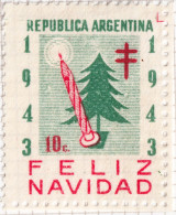 ARGENTINE / ARGENTINA - 1943 10c Christmas Seal / Anti-Tuberculosis Label - Sans Gomme / No Gum - Otros & Sin Clasificación